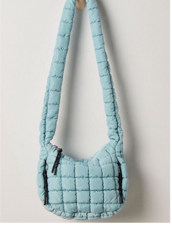 FP Movement by Free People Handbags - FP Movement Quilted Baby Carryall Sling Bag In Sterling Blue NWT